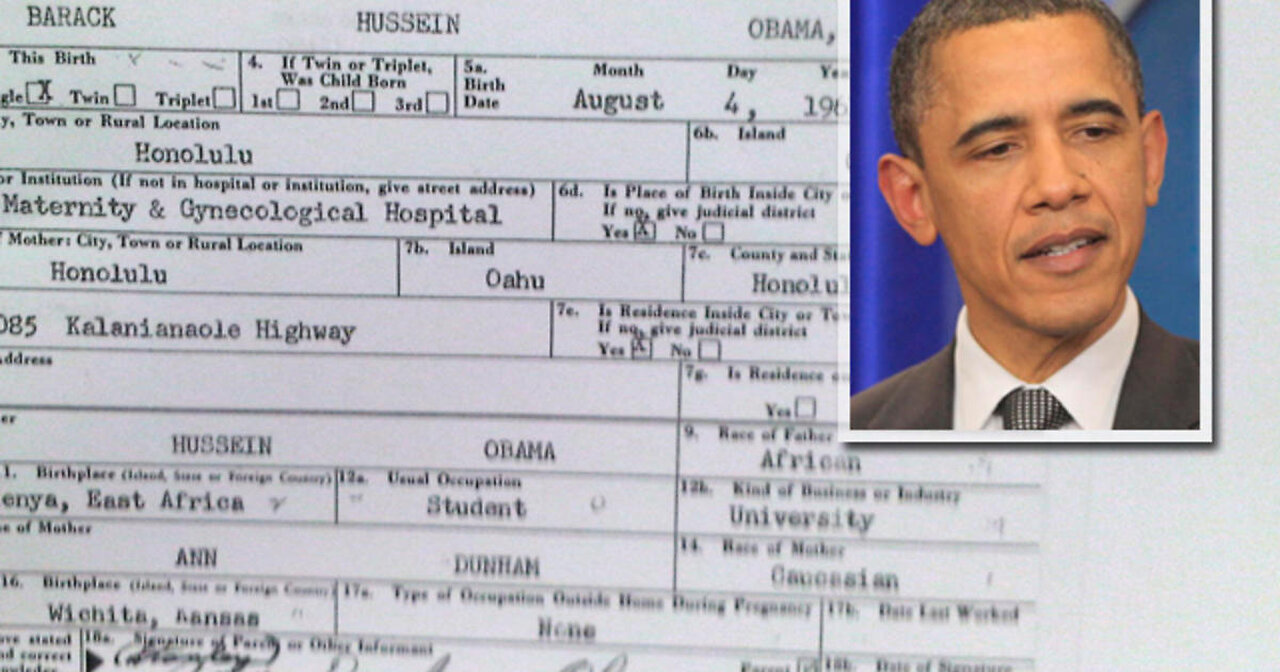 Let’s Reexamine Obamas Birth Certificate