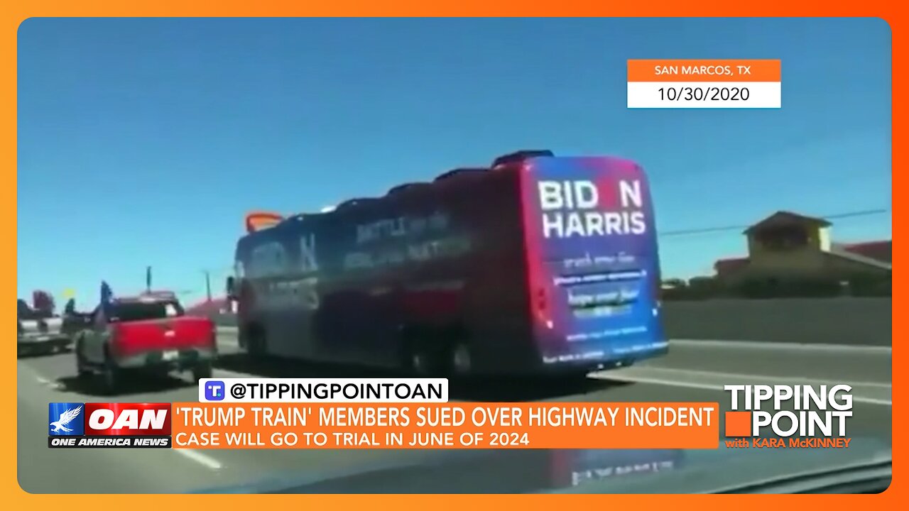 Biden Bus Video Shows They Wanted to Run Trump Supporters Off the Road (Part 2) | TIPPING POINT 🟧