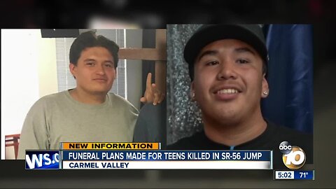 Funerals planned for teens who died in bridge fall