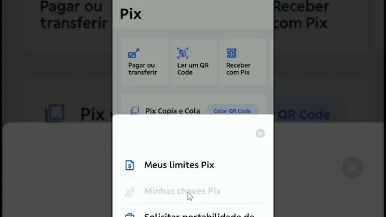 CADASTRAR chave PIX no Banco do BRASIL #shorts