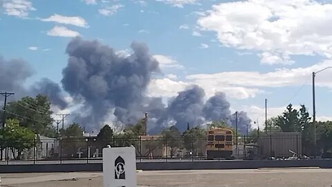 Breaking News! Albuquerque Recycling Center On Fire!!!