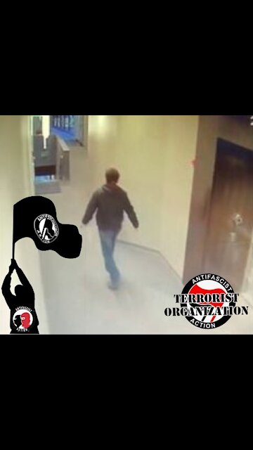 ⚠️" LEAKED ANTIFA VIDEO: CAPTURED ANTIFA MEMBER ATTACKING U.S. SENATORS OFFICE WITH AXE"⚠️