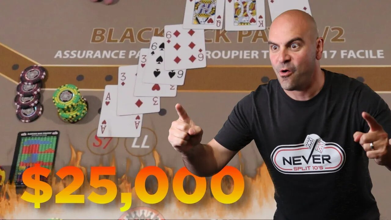 $25,000 Blackjack Awesomeness E236 w/BrproPoker