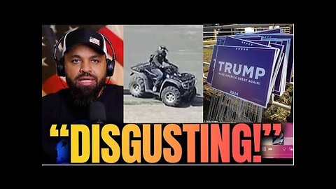 Caught on Video Fleeing ATV Runs Over Trump Supporter While Posting Trump Signs in His Own Yard