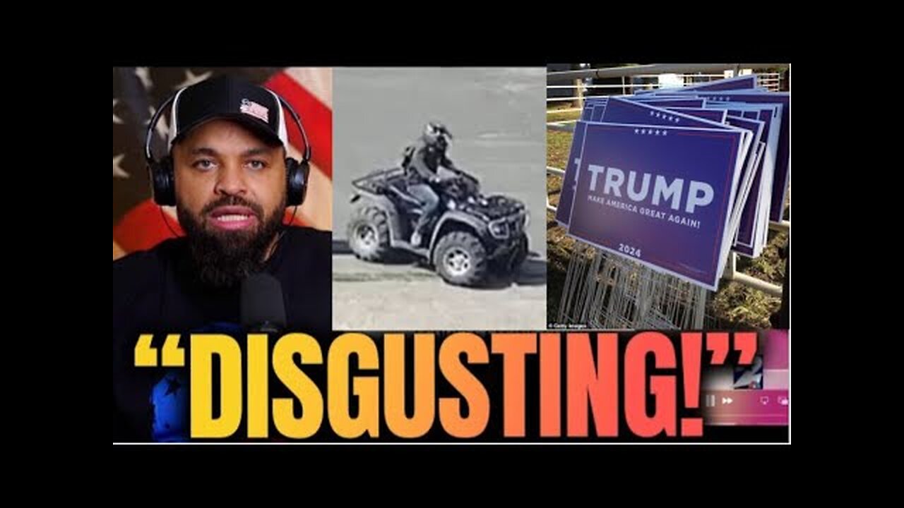 Caught on Video Fleeing ATV Runs Over Trump Supporter While Posting Trump Signs in His Own Yard
