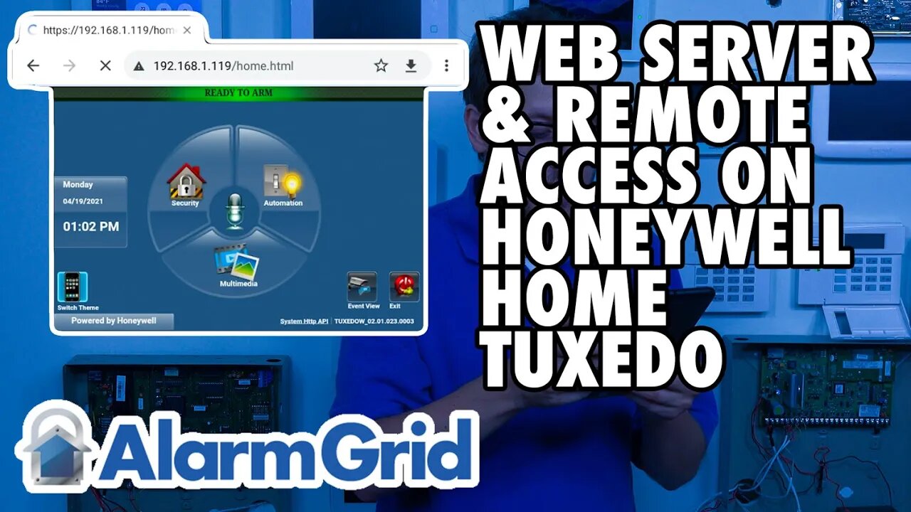 Honeywell Home Tuxedo: Setting Up Web Server & Remote Access