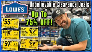 LOWE’S Unbelievable Yellow Tag Clearance Deals!! Don't Miss These Deals!