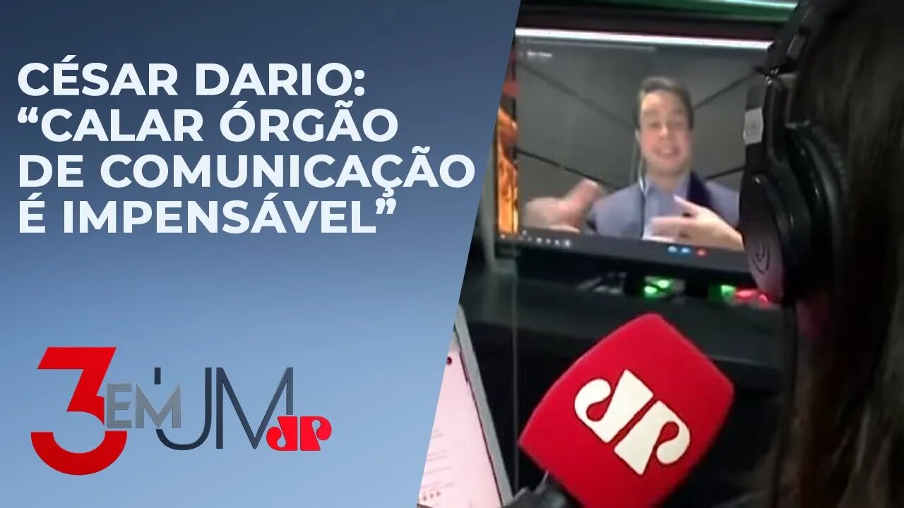 Procurador cita censura e critica ação do MPF contra a Jovem Pan