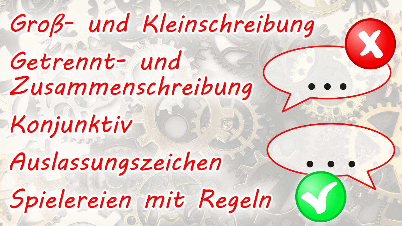 Fehler & Schreibstil: Groß- & Klein-, Getrennt- & Zusammenschreibung, Konjunktiv, Auslassungszeichen