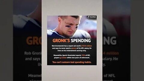 Gronks Spending tiktok wealthbible