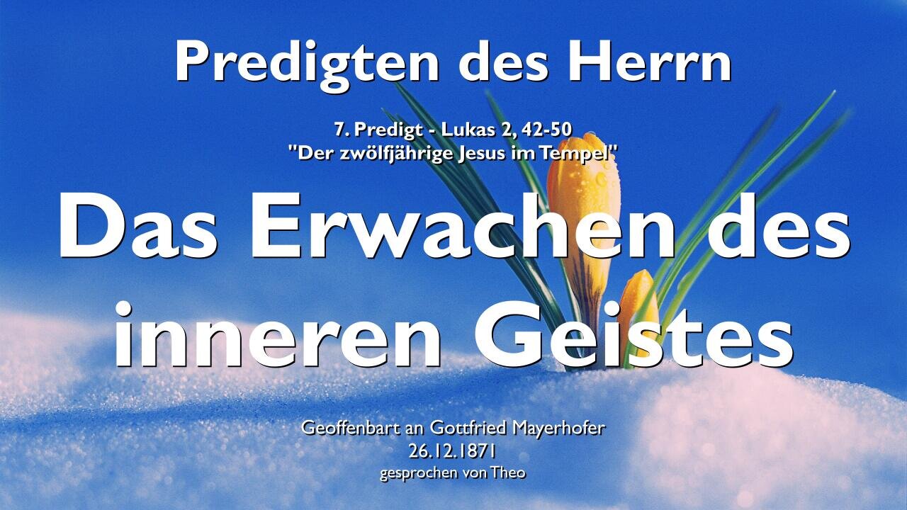 Das Erwachen des inneren Geistes... Der 12-jährige Jesus im Tempel ❤️ Jesus erklärt Lukas 2:42-50