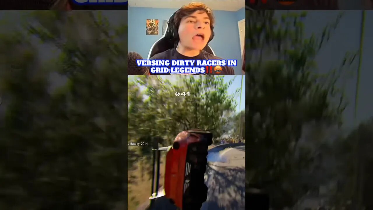 Racers Are So Toxic In This Game‼️😭HEADPHONE WARNING⚠️ | #shorts #gaming #funny