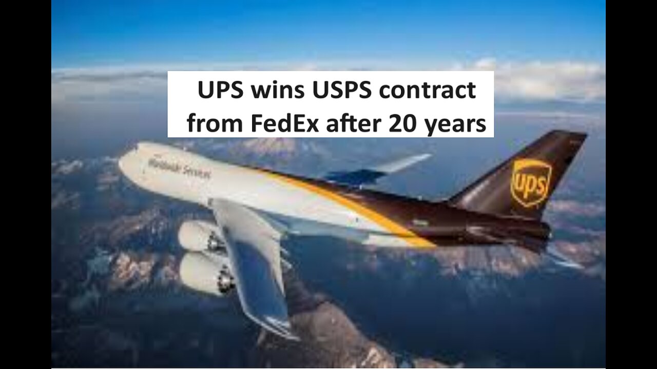 UPS wins Post service contract from FedEx after more then 20 years
