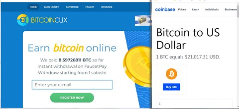 Get Up To 5000 Bitcoin Per Click At BitcoinClix No Minimum Cashout Instant withdrawal on FaucetPay