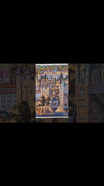 60,000 Piece What a Wonderful World Jigsaw Puzzle Day 59! #shorts #puzzle #jigsawpuzzles #puzzles