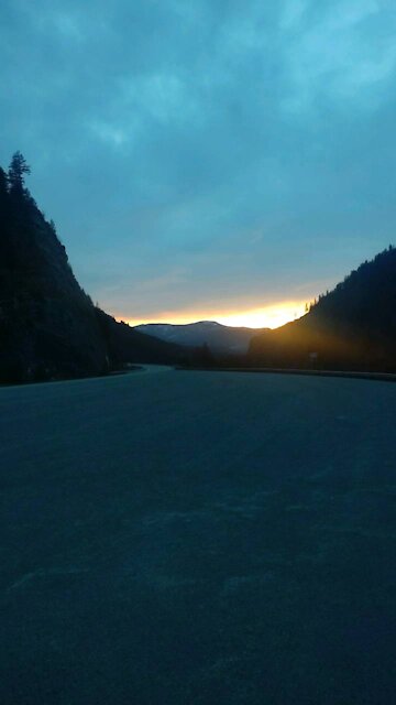 Sunset beauty in the Montana mountains.