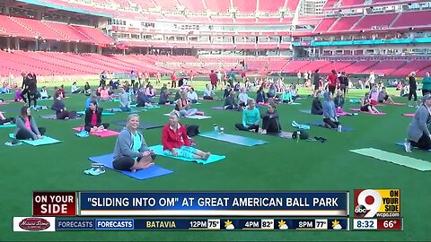 Sliding into Om comes back to Great American Ball Park