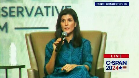 Nikki Haley spits out word salad as campaign collapses