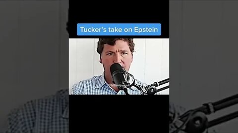 Tucker Carlson on Epstein #tuckercarlson #epstein #conspiracy