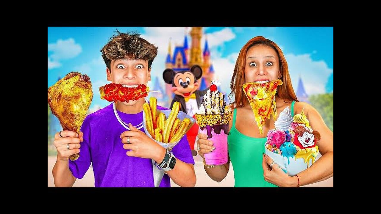 Eating disneyland foods for 24hours