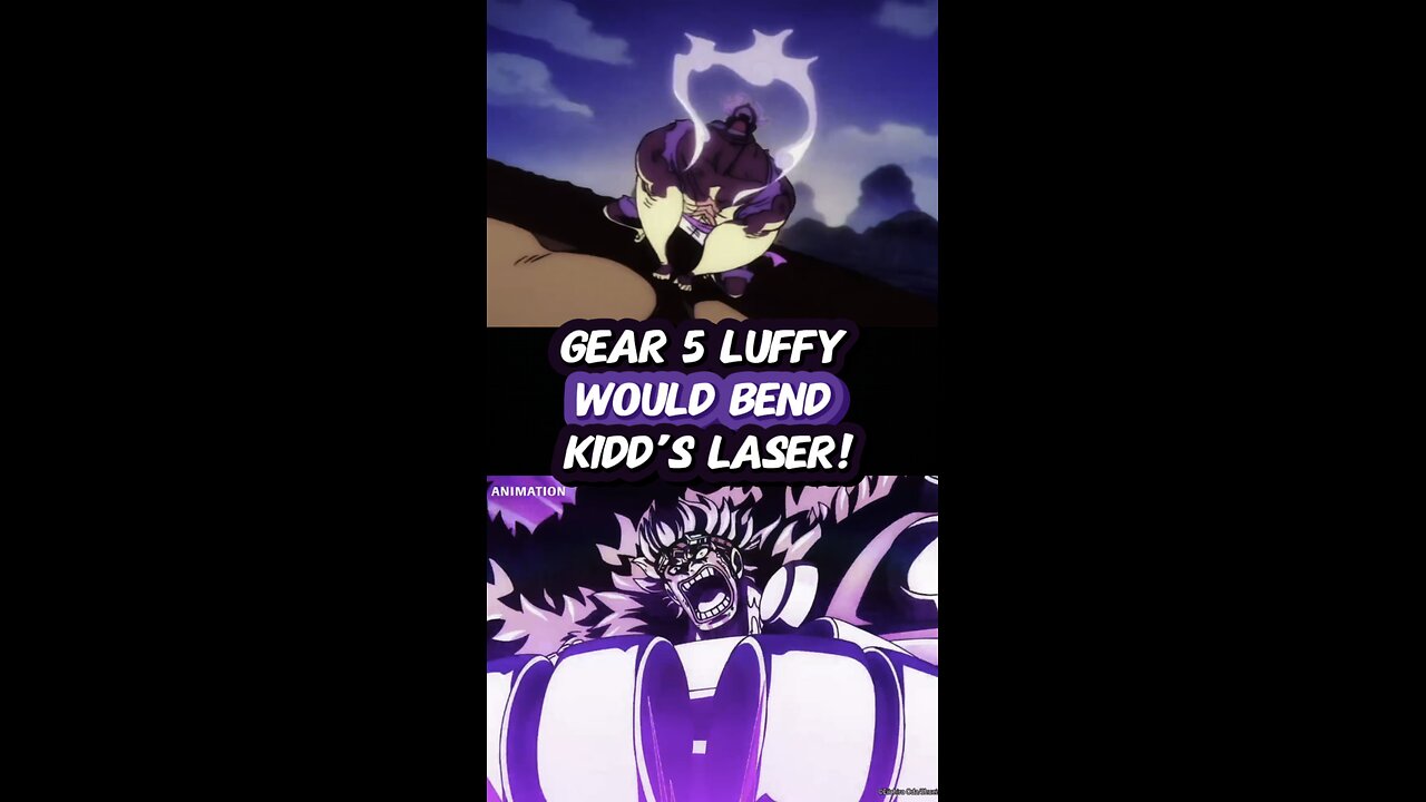 Gear 5 Luffy Would Bend Kidd’s Laser! #onepiece #strawhats #eloyesright #shanks