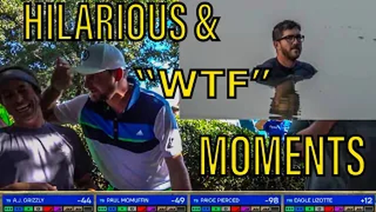 HILARIOUS AND "WTF" MOMENTS IN DISC GOLF COVERAGE - PART 1