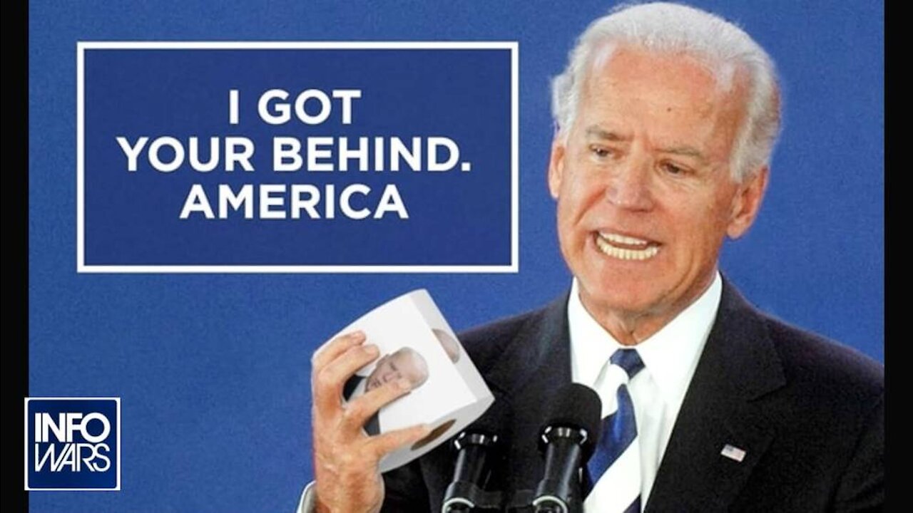 Biden Admits 'My Butt's Been Wiped' to Ass-Kissing Media