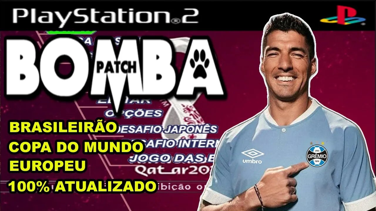 BOMBA PATCH MIX 2023 (PS2) com BRASILEIRÃO 100% DOWNLOAD ISO GRÁTIS PLAYSTATION 2