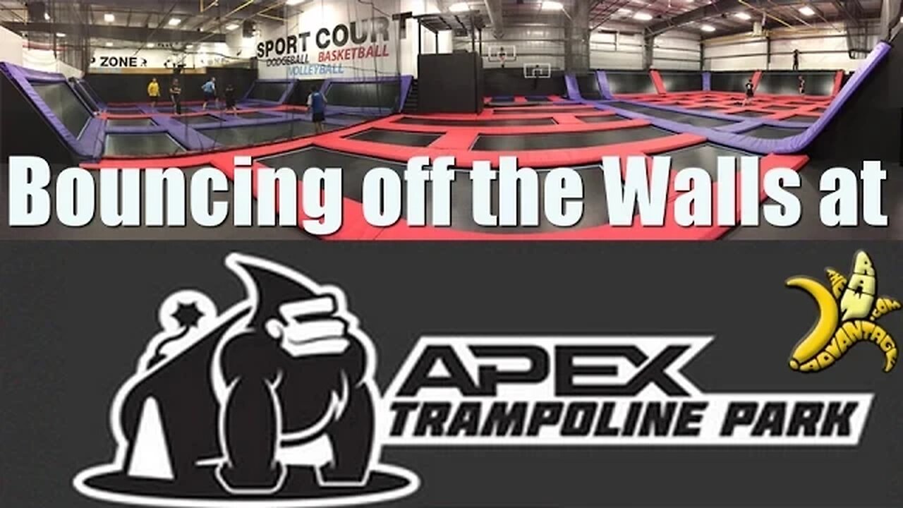 Trampoline Park fun at Apex in Saskatoon!