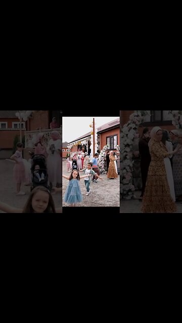 Чеченские дети танцуют на свадьбе. Чеченский Ловзар - 2023