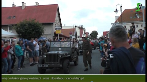 D-Day Hel AD 2021 dzień 2 i 4, parada motocykli, samochodów i pojazdów niemieckich oraz alianckich