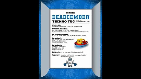 Deadcember Day 16. Techno Tug!