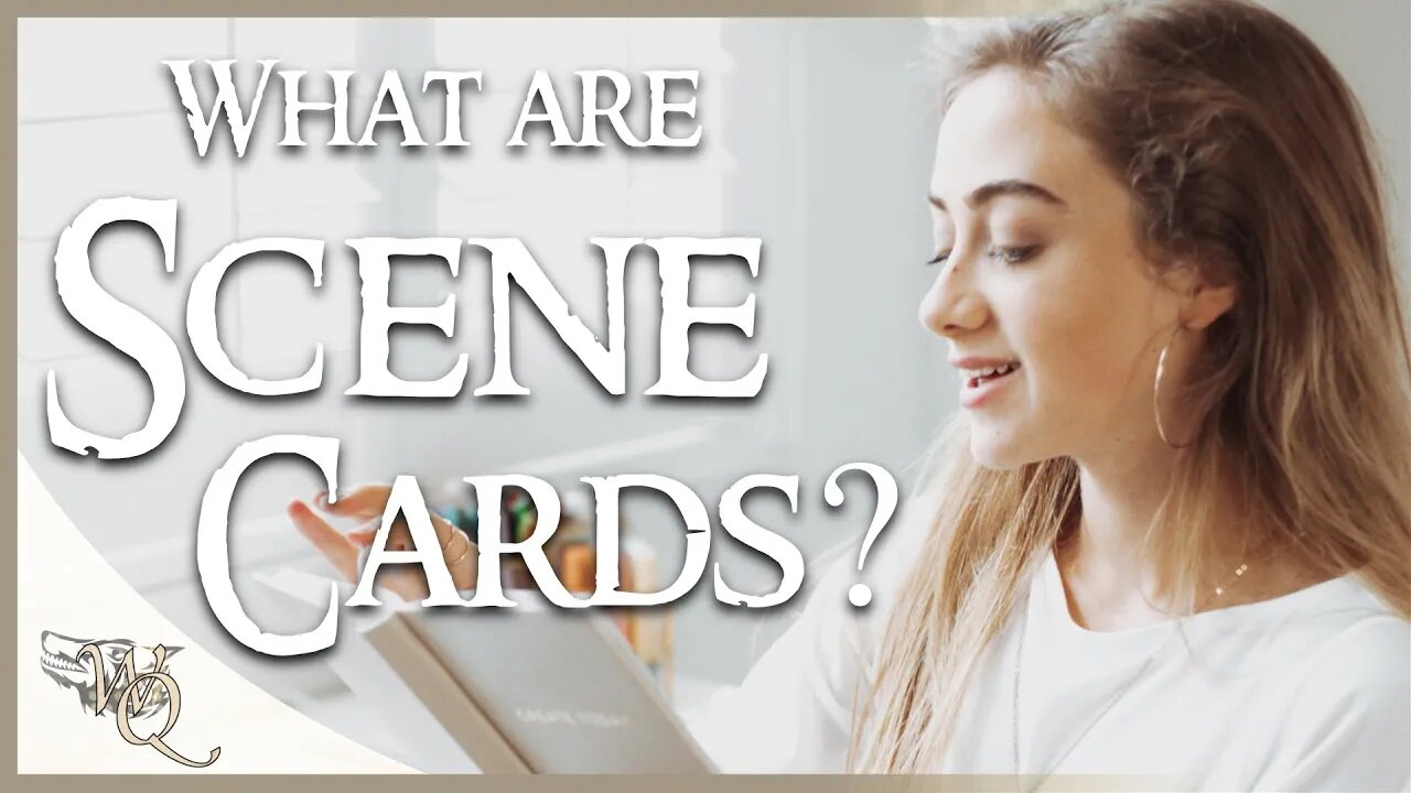 What are Scene cards and how do you use them in your writing?