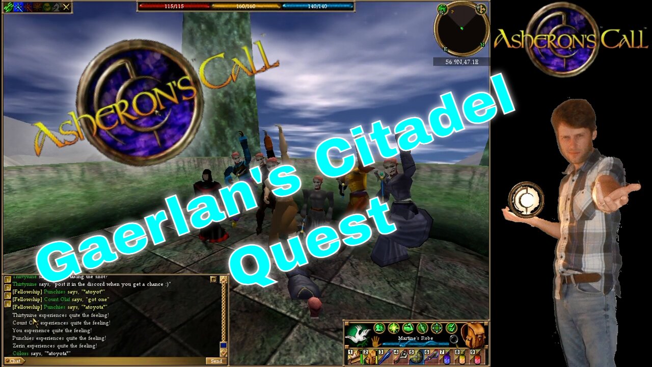 Just Playing Asheron's Call | Gaerlan's Citadel | Melee Axe | Seedsow Shard | No Commentary