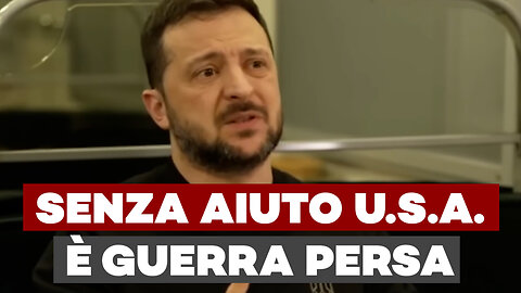 Zelensky: senza l'aiuta USA l'Ucraina perderà la guerra | il NON Tg del 22/11/2024