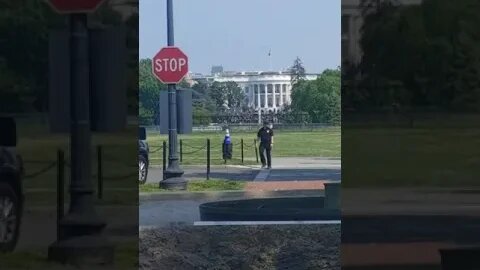 4/26/23 Nancy Drew-Video 1 (1045am) South Korea Prez Event at WH View From Afar