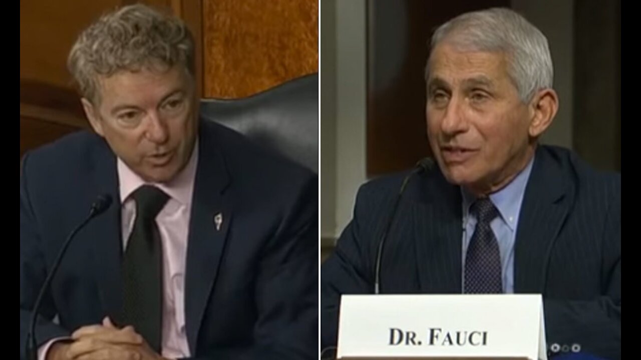 Dr Rand Paul do dr Fauci: Igracie z Matką Naturą [badania typu gain-of-function]