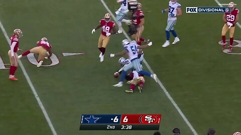 KaVontae Turpin ALMOST breaks loose on kickoff return | #DALvsSF #playoffs | 1/22/23