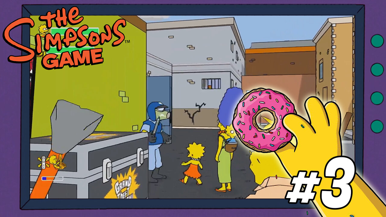 Let's Play The Simpsons Game (2022) #3 - "We're Stopping Video Game Violence the HARD WAY"