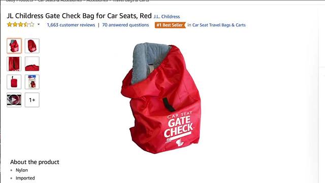 Protecting car seats and strollers on a flight