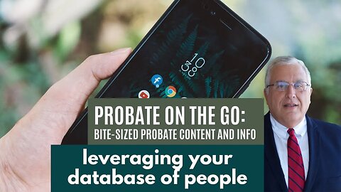 Leveraging Your Database of People