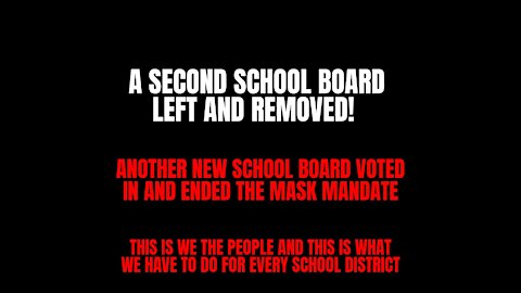 A 2nd School Board Left - Removed - Replaced