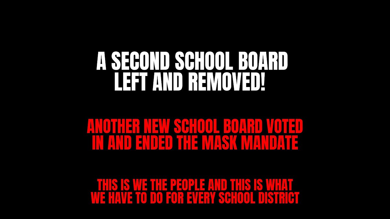 A 2nd School Board Left - Removed - Replaced