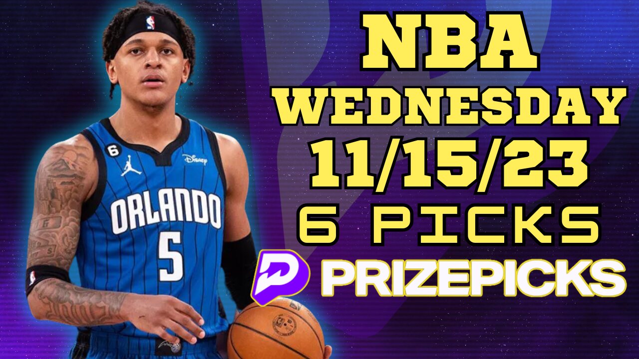 #PRIZEPICKS | BEST PICKS #NBA WEDNESDAY | 11/15/2023 | TODAY | BEST BETS | #BASKETBALL | PROP BETS