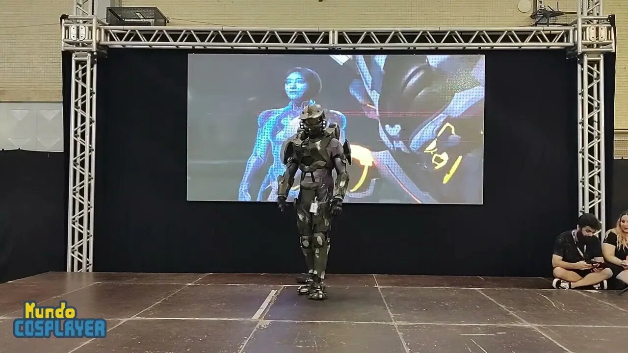 Apresentação Cosplay de Master Chief do jogo Halo 4 no 26º Pira Anime Fest (2022)