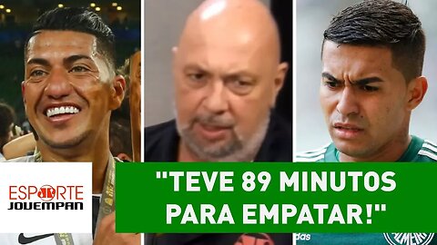 Narrador critica Palmeiras: "teve 89 minutos para EMPATAR!"