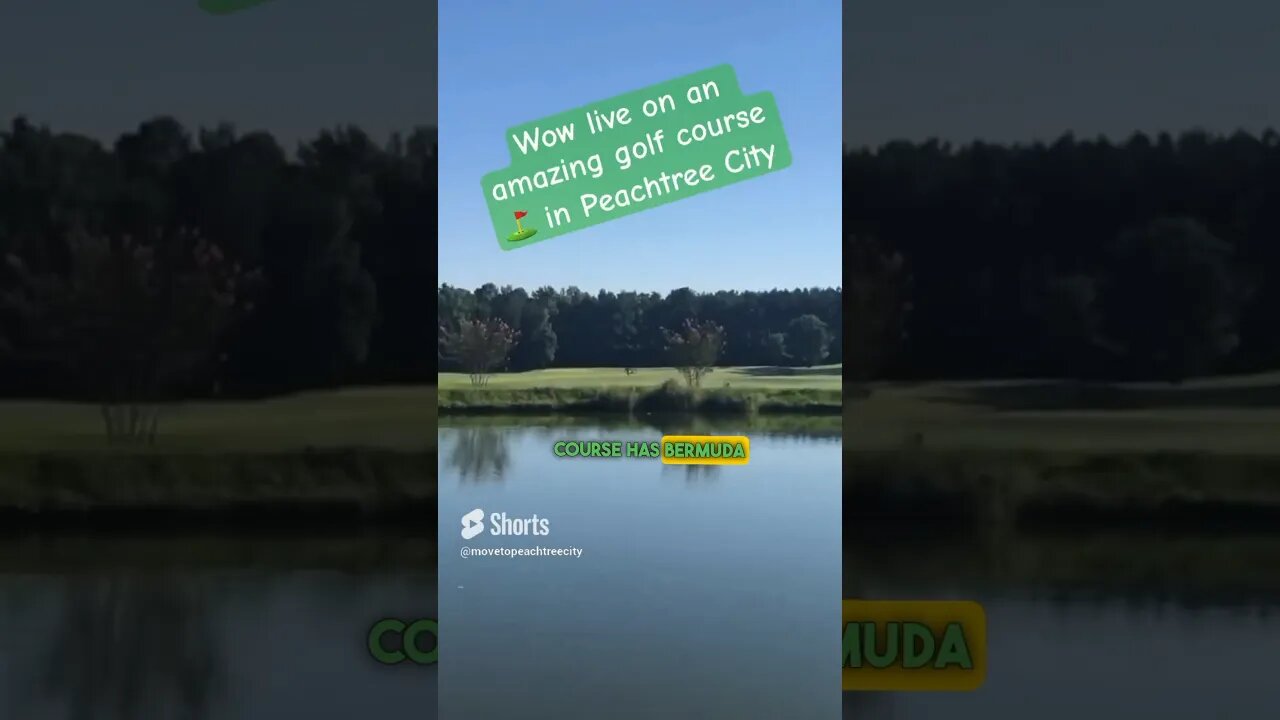 Live like your at a resort, in Peachtree City🛺⛳️🏌️♀️
