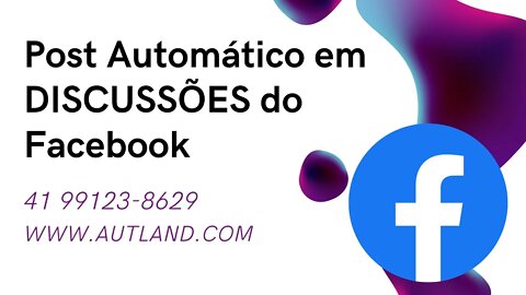 2 Facebook Post Grupos Discussão, postar em massa em Grupos de Discussão