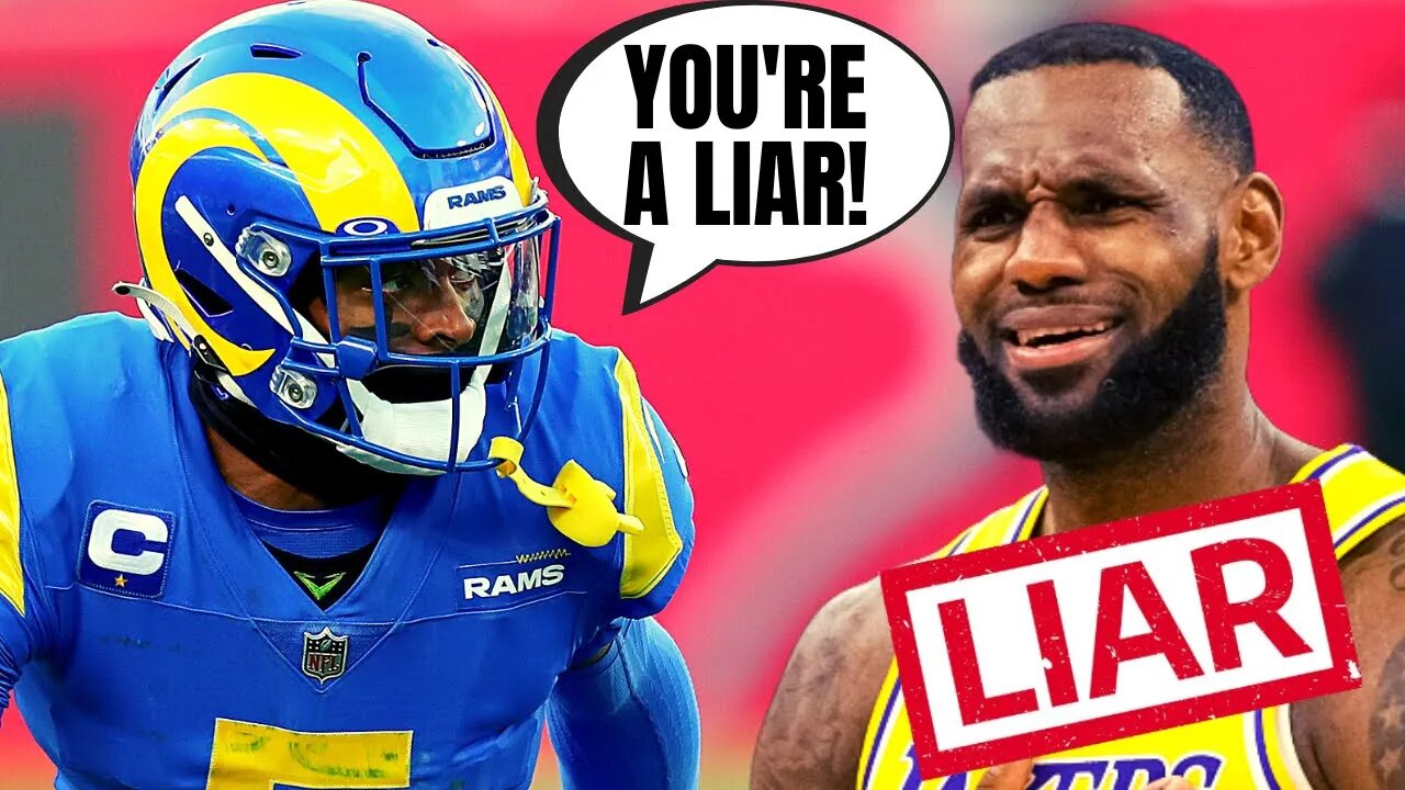 Jalen Ramsey CALLS OUT Lebron James For Lying On Live TV! | Embarrassed On His Own Show "The Shop"