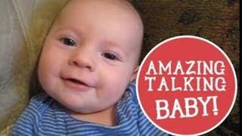 2 month old Baby Talking: Says I Love You!